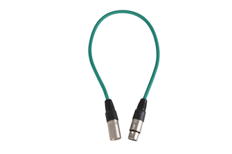 XLR Male to XLR Female Patch Lead 3 Pin Balanced Choice of Length & Colour